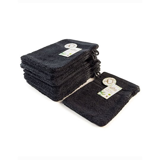 [1000323788] (401.50) Natural Bamboo Washing Glove [AR401] (Black)