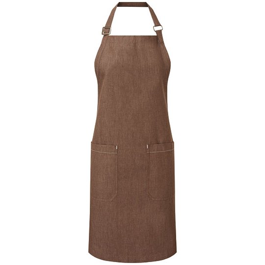 (PR113) Organic Denim Fairtrade Bib Apron