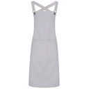 (PR129) Cross Back Barista Bib Apron [PW129]