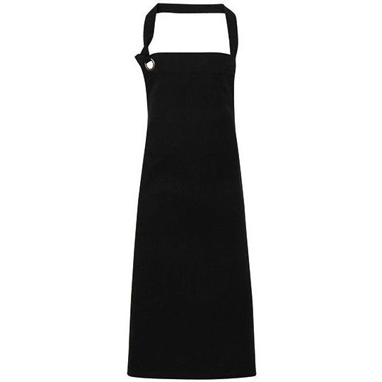 [1000226805] (PR130) Calibre Heavy Cotton Canvas Bib Apron [PW130] (Black (ca. Pantone Black C))
