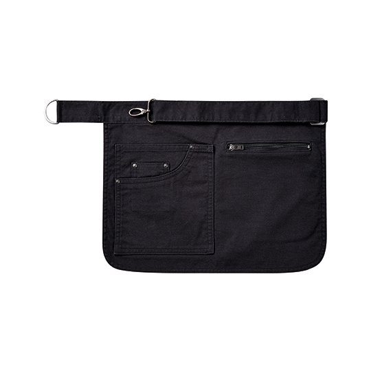 [1000296318] (PR138) Metro Utility Hip Apron [PW138] (Black (ca. Pantone Black C))