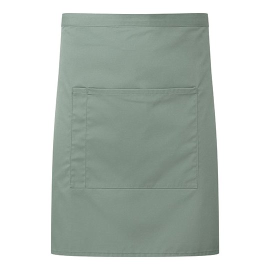 (PR141) Colours Mid Length Apron with Pocket [PW141]