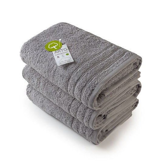 [1000283818] Organic Hand Towel [AR503] (Grey)