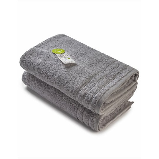 [1000283823] Organic Bath Towel [AR504] (Grey)