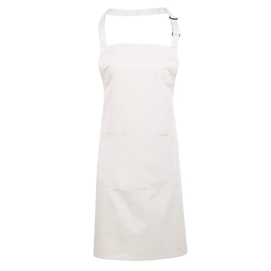 (PR154) Colours Collection Bib Apron With Pocket [PW154]