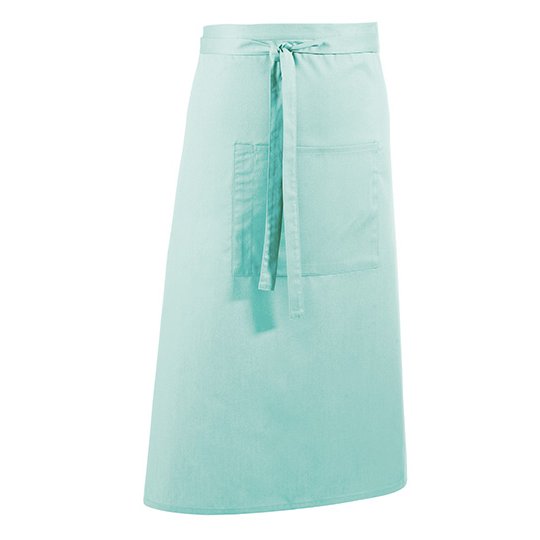 [1000143282] (PR158) Colours Collection Bar Apron [PW158] (Aqua (ca. Pantone 344C))
