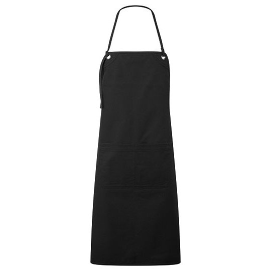 [1000361525] (PR181) Artisan´s Choice Double Pocket Canvas Apron [PW181] (Black (ca. Pantone Black C))