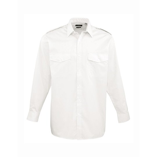 (PR210) Pilot Shirt Long Sleeve