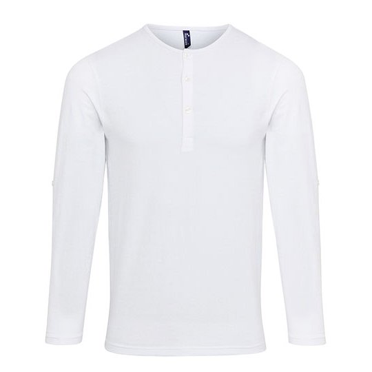 (PR218) Men´s Long-John Roll Sleeve Tee [PW218]