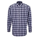(PR250) Men´s Mulligan Check Cotton Long Sleeve Shirt [PW250]