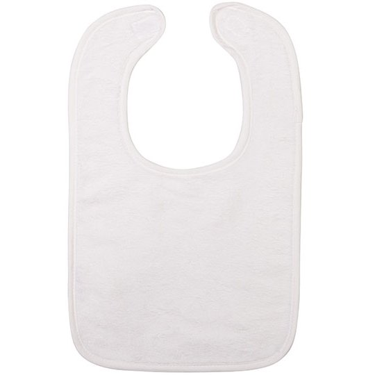 [1000323819] (894.50) Babiezz® ALL-Over Sublimation Baby Bib [AR894] (White / White)