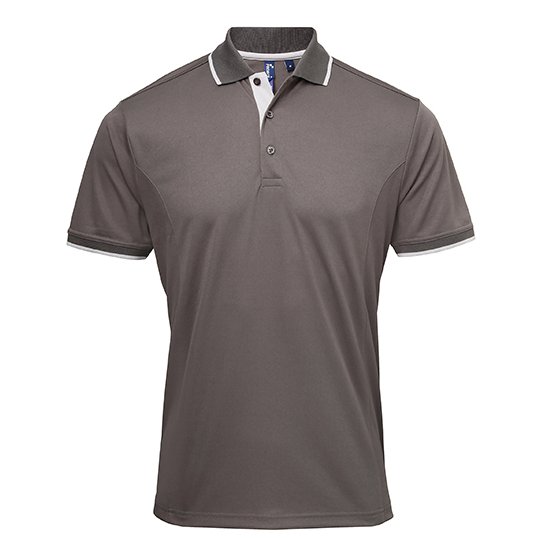 (PR618) Men´s Contrast Coolchecker® Polo [PW618]