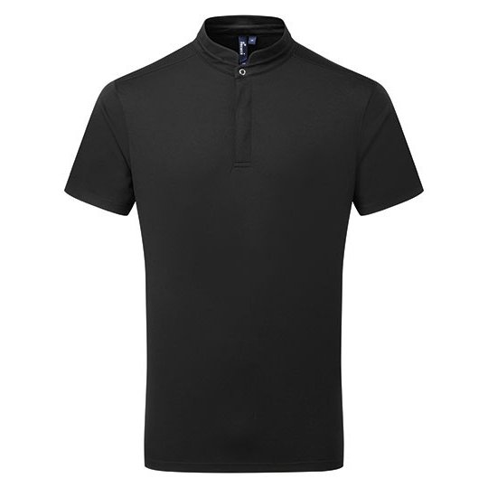 [1000400795] (PR646) Essential ´Coolchecker®´ Chefs Shirt - Short Sleeve [PW646] (XS, Black)