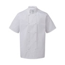 (PR664) Studded Front Short Sleeve Chef´s Jacket [PW664]