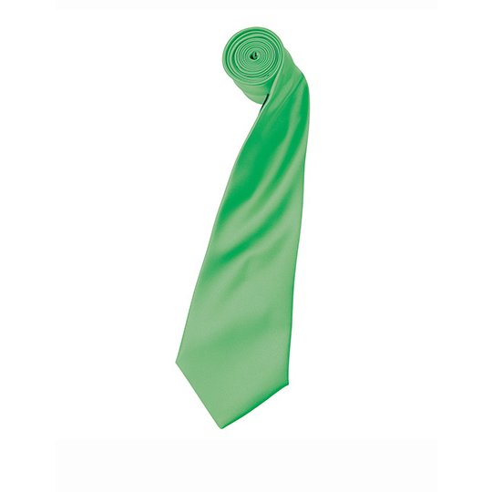 [1000145843] (PR750) Colours Collection Satin Tie [PW750] (Apple (ca. Pantone 360C))