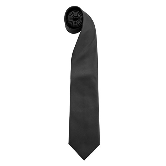 [1000145893] (PR765) Colours Orginals Fashion Tie [PW765] (Black (ca. Pantone Black C))