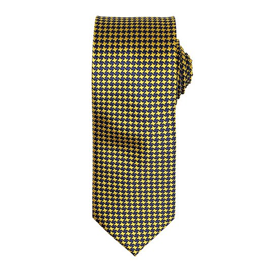 [1000213249] (PR787) Puppy Tooth Tie [PW787] (Gold)