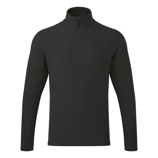 [1000400848] (PR831) Unisex ´Recyclight´ 1/4 Zip Micro Fleece [PW831] (XS, Black)