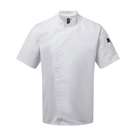 (PR906) Chef´s Zip-Close Short Sleeve Jacket