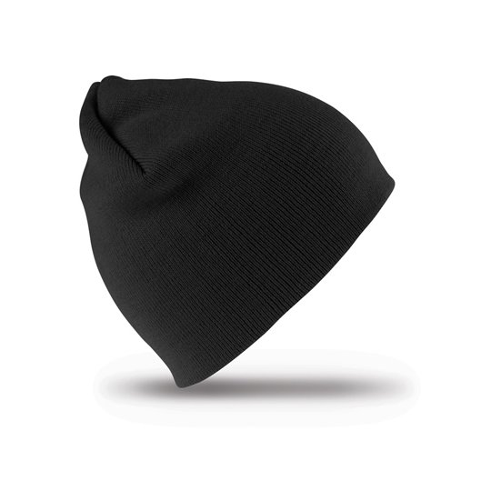 [1000146638] (RC044X) Soft Feel Cuffless Beanie [RC44] (Black)