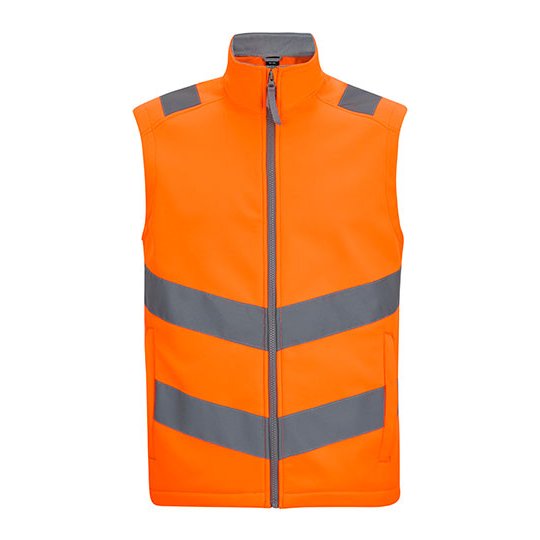 (TRB201) Hi-Vis Pro Contract Ablaze Softshell Bodywarmer [RG20100]