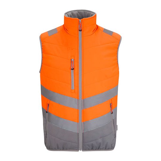 (TRB202) Hi-Vis 2-Tone Thermal Baffle Bodywarmer