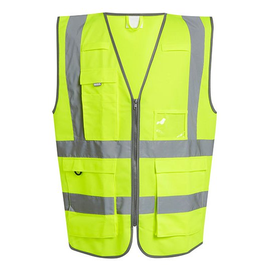 [1000358607] (TRS251) Pro Hi-Vis Executive Vest [RG2510] (S, Yellow)