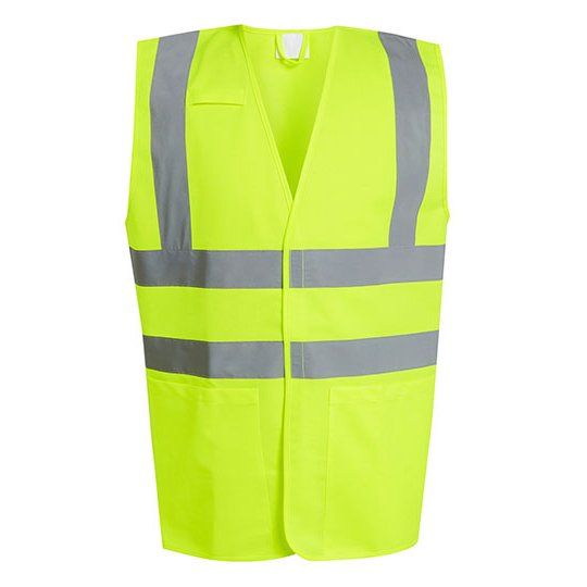 [1000358649] (TRS254) Pro Hi-Vis Supervisor Vest [RG254] (S, Yellow)