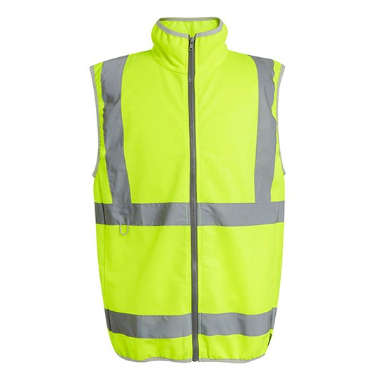 [1000358673] (TRS257) Pro Hi-Vis Full Zip Gilet [RG257] (S, Yellow)