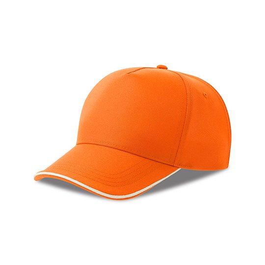 [1000400405] (RCFP) Recy Five Piping Cap [AT129] (Orange / White)