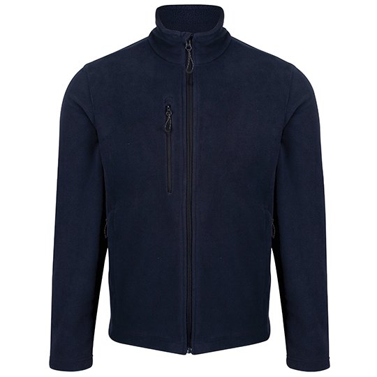 [1000292575] (TRF618) Honestly Made Recycled Full Zip Fleece Jacket [RG6180] (S, Navy)