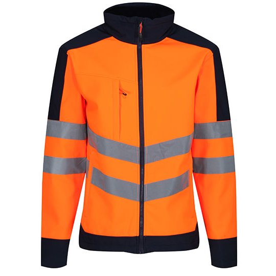 (TRA625) Pro Hi-Vis Softshell Jacket