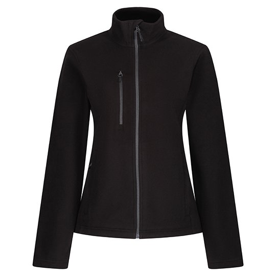 [1000310651] (TRF628) Honestly Made Recycled Womens Full Zip Fleece [RG6280] (36 (10), Black)