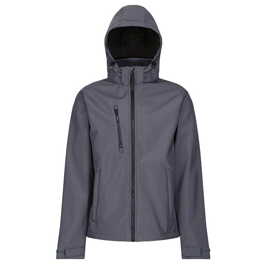 (TRA701) Venturer 3-Layer Printable Hooded Softshell Jacket [RG701]