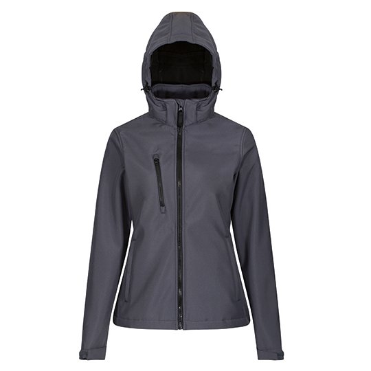 (TRA702) Women´s Venturer 3-Layer Printable Hooded Softshell Jacket [RG702]