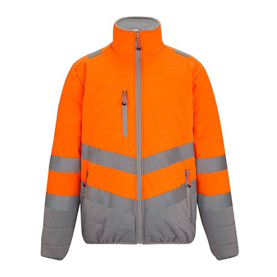 (TRA943) Hi-Vis 2-Tone Thermal Baffle Jacket