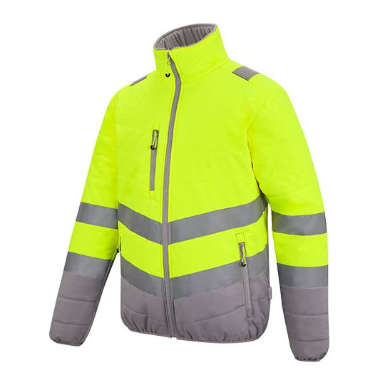 [1000410168] (TRA943) Hi-Vis 2-Tone Thermal Baffle Jacket [RG9430] (S, Yellow)