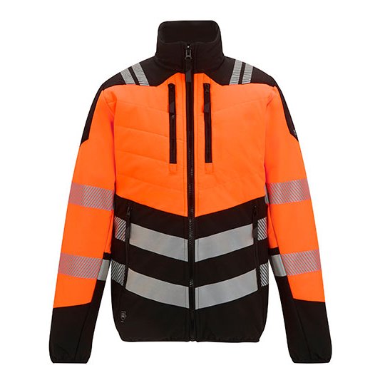 [1000418001] (TRA953) Hi-Vis X-Pro Hybrid Jacket- Class 2 [RG953] (S, Black / Orange)
