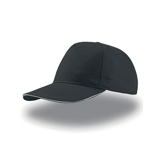 [1000020101] (SFSW) Start Five Sandwich Cap [AT500] (Black / White)