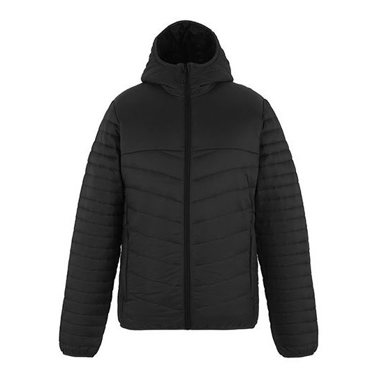 [1000428575] (TRA964) Loftlite Hooded Baffle Jacket [RG964] (S, Black / Black)