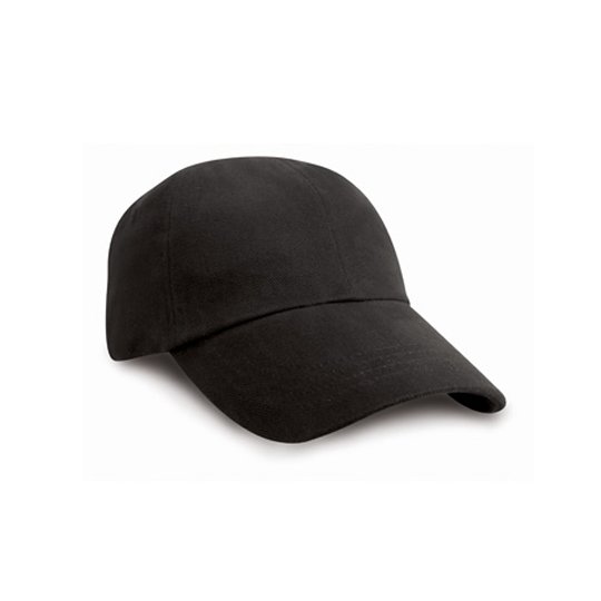 [1000154580] (RC024X) Low Profile Heavy Brushed Cotton Cap [RH24] (Black)