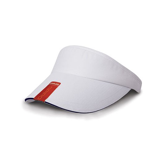 (RC048X) Herringbone Sun Visor With Sandwich Peak