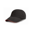 (RC050X) Brushed Cotton Decorators Cap With Sandwich Peak [RH50]