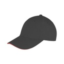 (RC091X) Memphis Brushed Cotton Low Profile Sandwich Peak Cap [RH91]