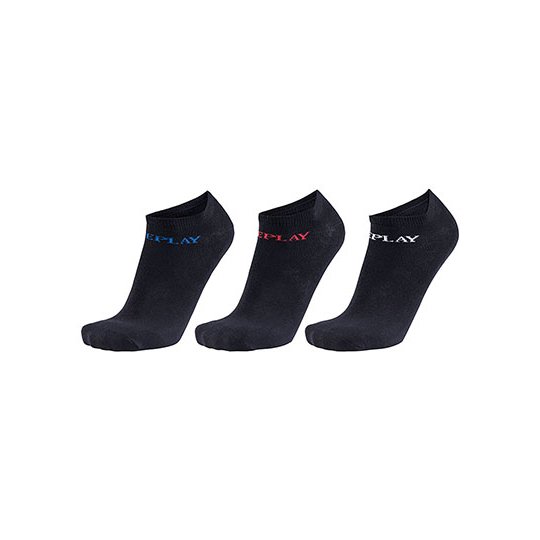 [1000351772] (C100628) In Liner Socks (3 Pair Banderole) [RP100628] (35-38, Black)