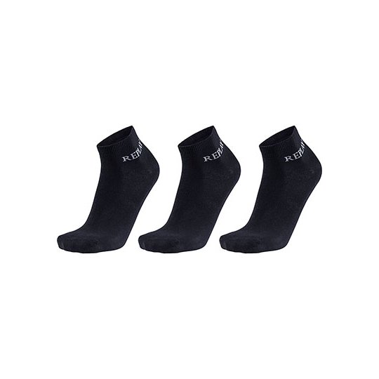 [1000351784] (C100629) Low Cut Socks (3 Pair Banderole) [RP100629] (35-38, Black / Castlerock)