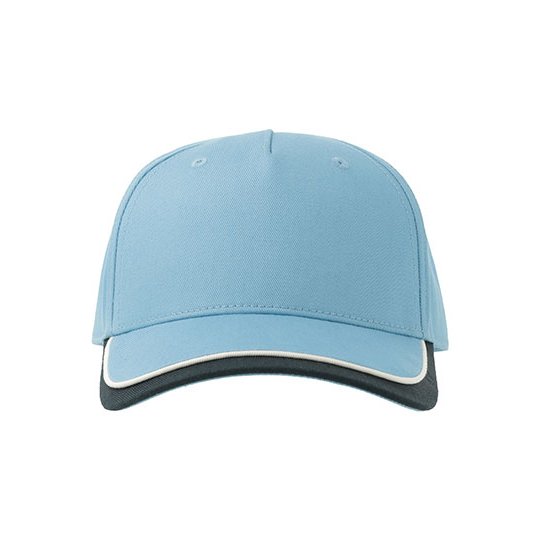 [1000363032] (KISS) Kids Star-S Cap [AT532] (Columbia Blue / Navy)