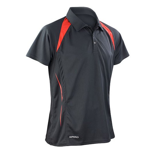 [1000156483] (S177M) Men´s Team Spirit Polo [RT177M] (S, Black / Red)