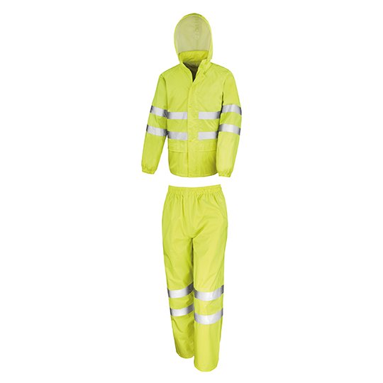 (R216X) High Vis Waterproof Suit