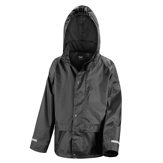 [1000157949] (R227J) Junior Rain Jacket [RT227J] (XS (3-4), Black)